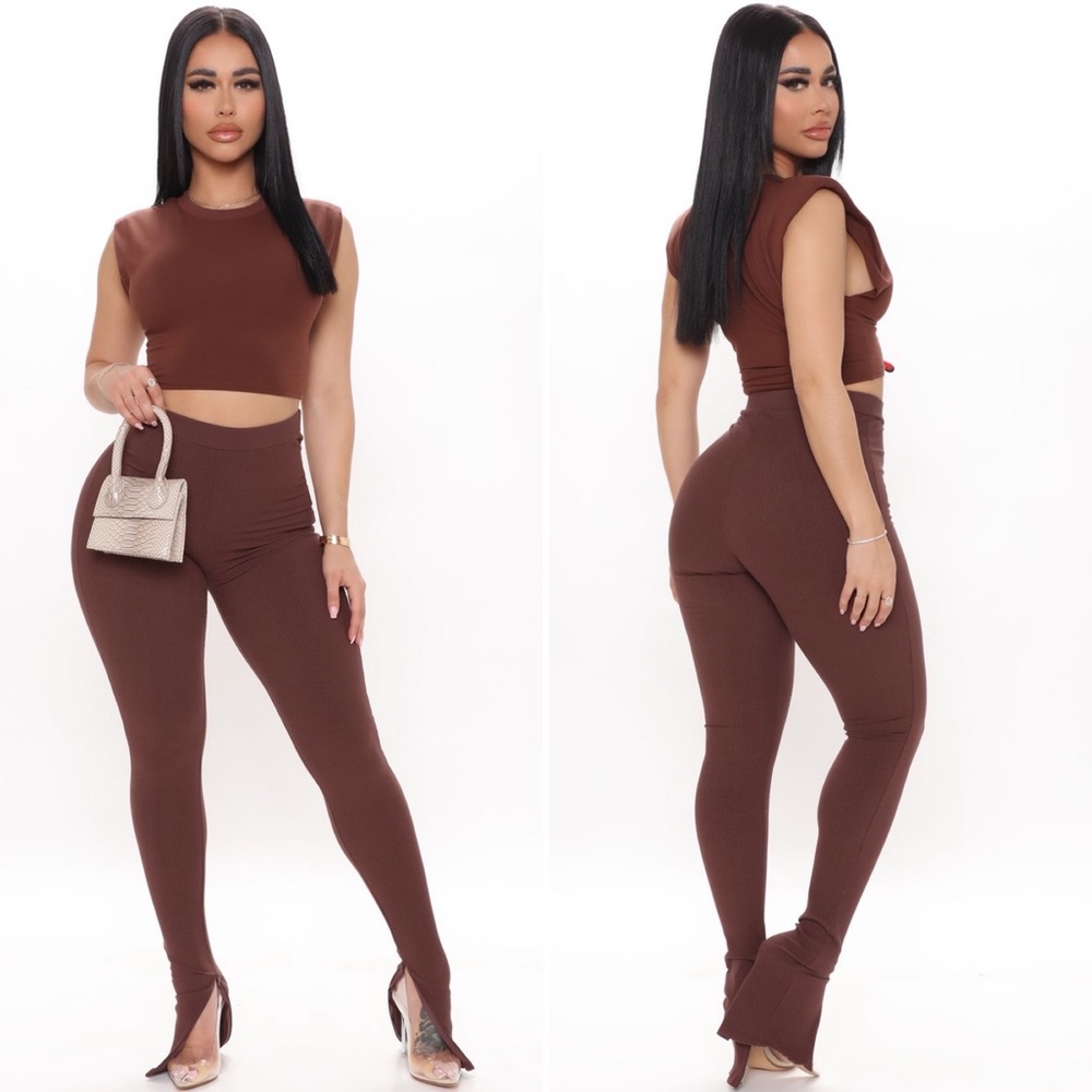 Tight And Right High Rise Pant - Chocolate